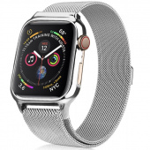 Браслет стальной Milanese Loop + Чехол для Apple Watch 38, 40, 41mm