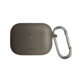 Чехол силиконовый Uniq Vencer для AirPods Pro с ремешком и карабином