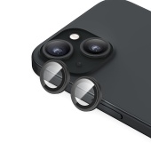 Защитное стекло Benks GlassWarrior на камеру для iPhone 15, 15 Plus, Металлический ободок