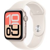 Apple Watch Sport SE 2025 (44mm) Алюминиевый корпус, Сияющая звезда, Sport Band (без RuStore)