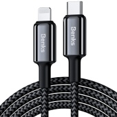 Кабель Benks D43, USB-C → Lightning, длина 2 м