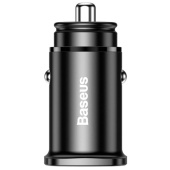 Автомобильное ЗУ Baseus Square metal USB+USB-C PD