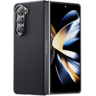 Кевларовый чехол Benks ArmorAir для Samsung Z Fold 5 (Накладка Черный Карбон)