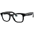 Умные очки Ray-Ban Wayfarer, черная глянцевая оправа, Прозрачные линзы, L