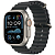Apple Watch Ultra 2 2024 (49mm) Натуральный титан, Ocean Loop, Черный (без RuStore) 