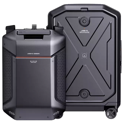 Чемодан с рюкзаком UREVO EVA Magnetic Suitcase 21" Черный (Чемодан Xiaomi Черный)