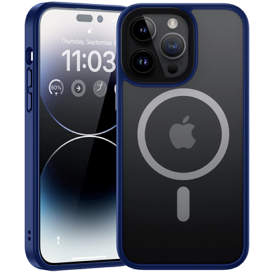 Чехол Benks Mist для iPhone 14 Pro Max (MagSafe) (iPhone 14 Pro Max Накладка Синий)