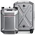 Чемодан с рюкзаком UREVO EVA Magnetic Suitcase 21" Серый