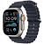 Apple Watch Ultra 2 2024 (49mm) Натуральный титан, Ocean Loop, Темно-синий (без RuStore) 