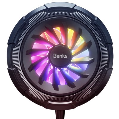 Беспроводная зарядка Benks MagClap Cooling, с охлаждением, MagSafe (Беспроводное зарядное устройство Benks Черный)