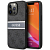 Чехол iPhone 13 Pro Накладка Кожзам Guess Stripe Printed Logo Hard
