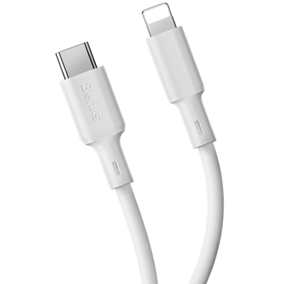 Кабель Benks D45, USB-C → Lightning, длина 1.2 м (Кабель Benks Белый)