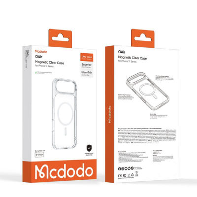 Чехол Mcdodo PC-1823 Clear для iPhone Air (MagSafe) (Накладка Прозрачный)