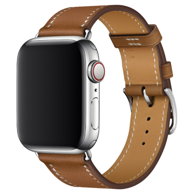 Браслет кожаный Simple Tour для Apple Watch 38, 40, 41mm (Браслет 38 mm, 40 mm, 41 mm Fauve)