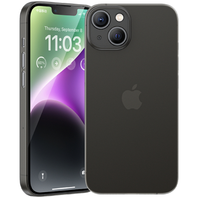 Супертонкий чехол Benks Lollipop для iPhone 14 (iPhone 14 Накладка Черный)