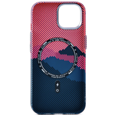 Чехол Luxo Carbon Series для iPhone 15 Магнитный (с MagSafe) (Чехол Luxo S8)
