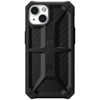 Чехол iPhone 13 Накладка Противоударный UAG Monarch (iPhone 13 Накладка Черный карбон)